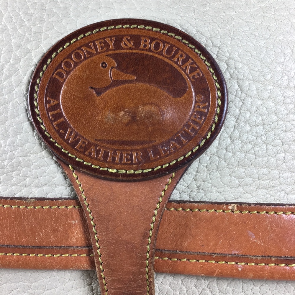 90s Dooney & Bourke All Weather Leather Briefcase - Picture 6 of 8